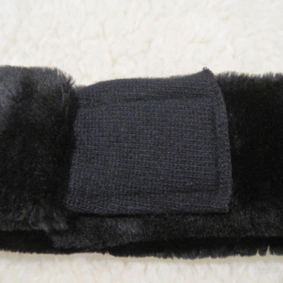 Leopard/Black Faux Fur Headband - Picture 7 of 8